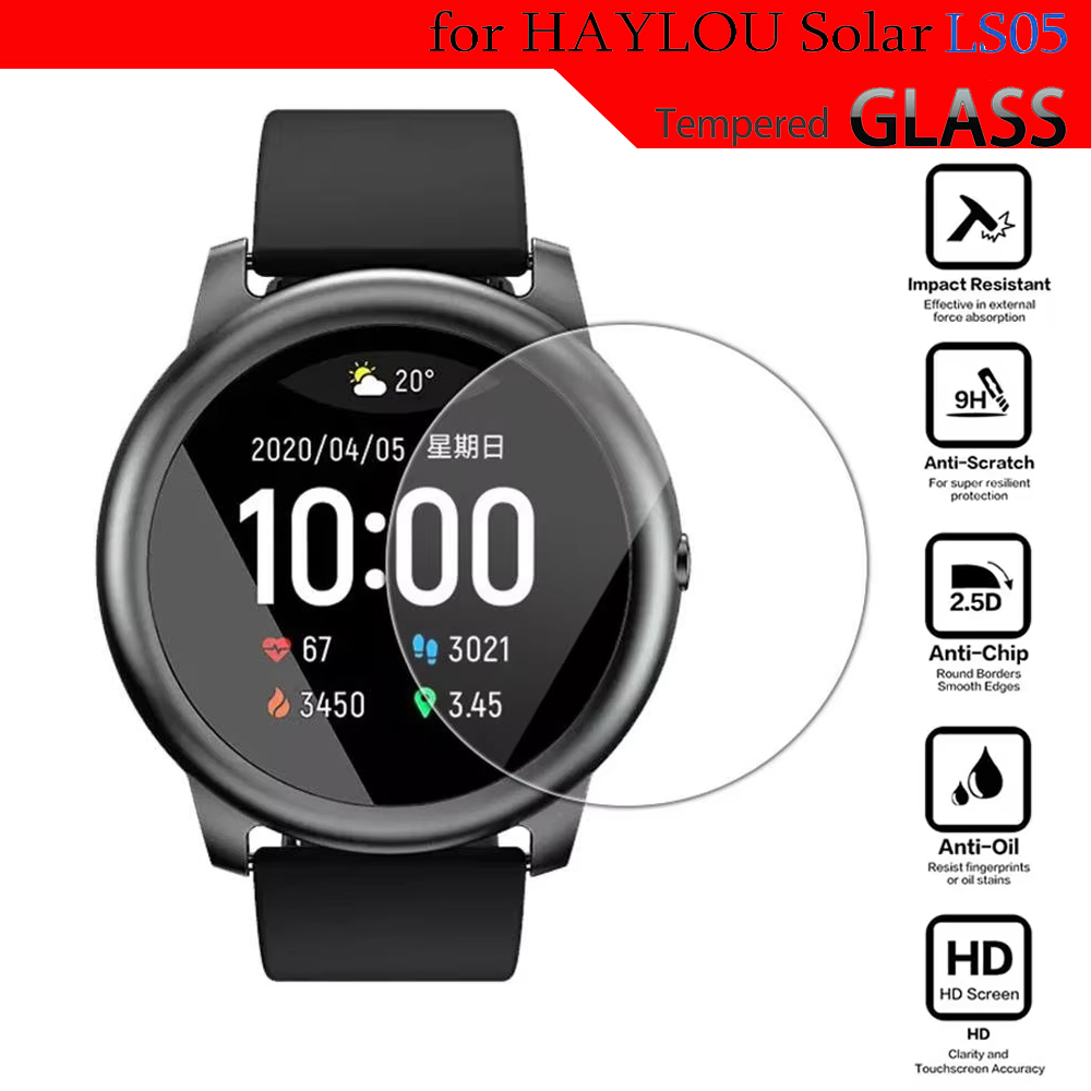Smart Watch Accessories - Tempered Glass For hayLou solar ls05