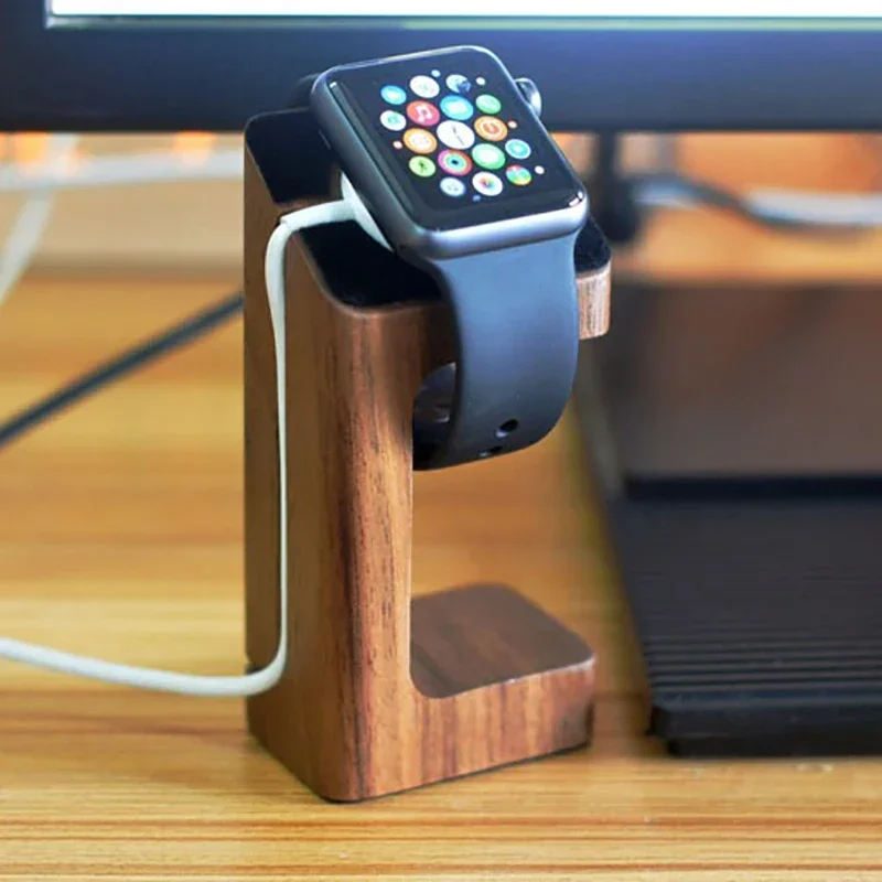 Wooden Apple Watch Charger Sta - Apple Smartwatch Accessories avaliação e preço