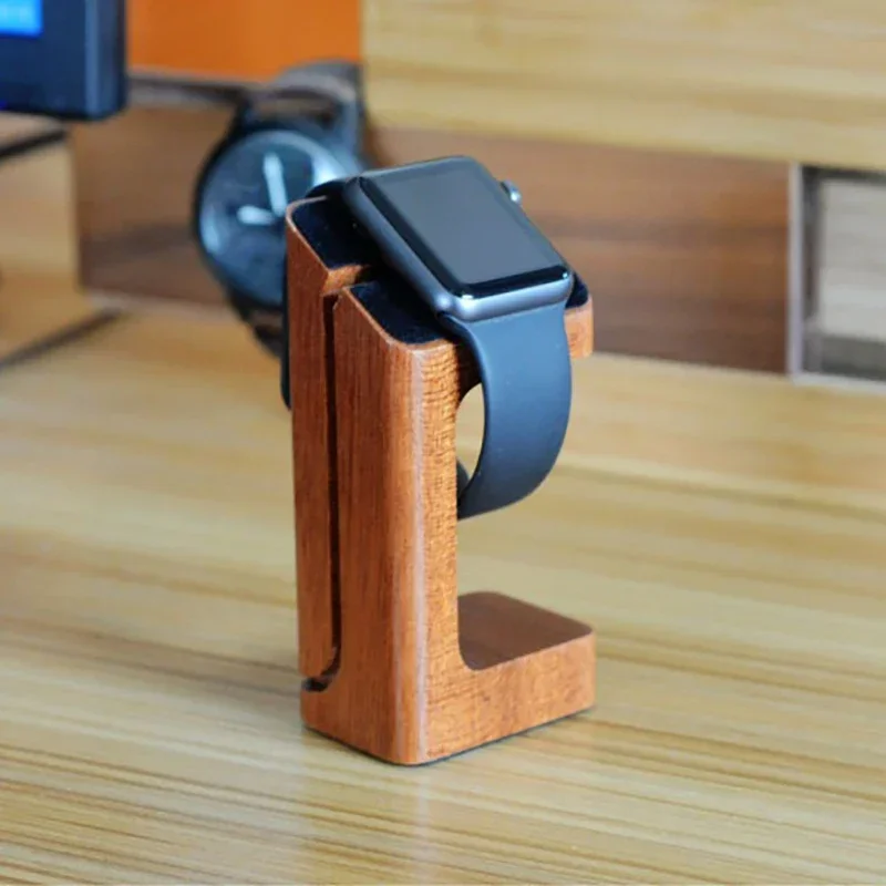 Wooden Apple Watch Charger Sta - Apple Smartwatch Accessories avaliação e preço