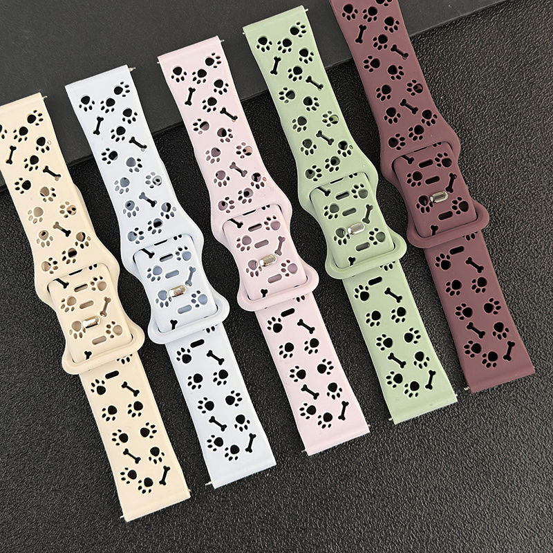 Hollow-out Dog Paw Strap 22mm  - Titan Smartwatch Accessories avaliação e preço