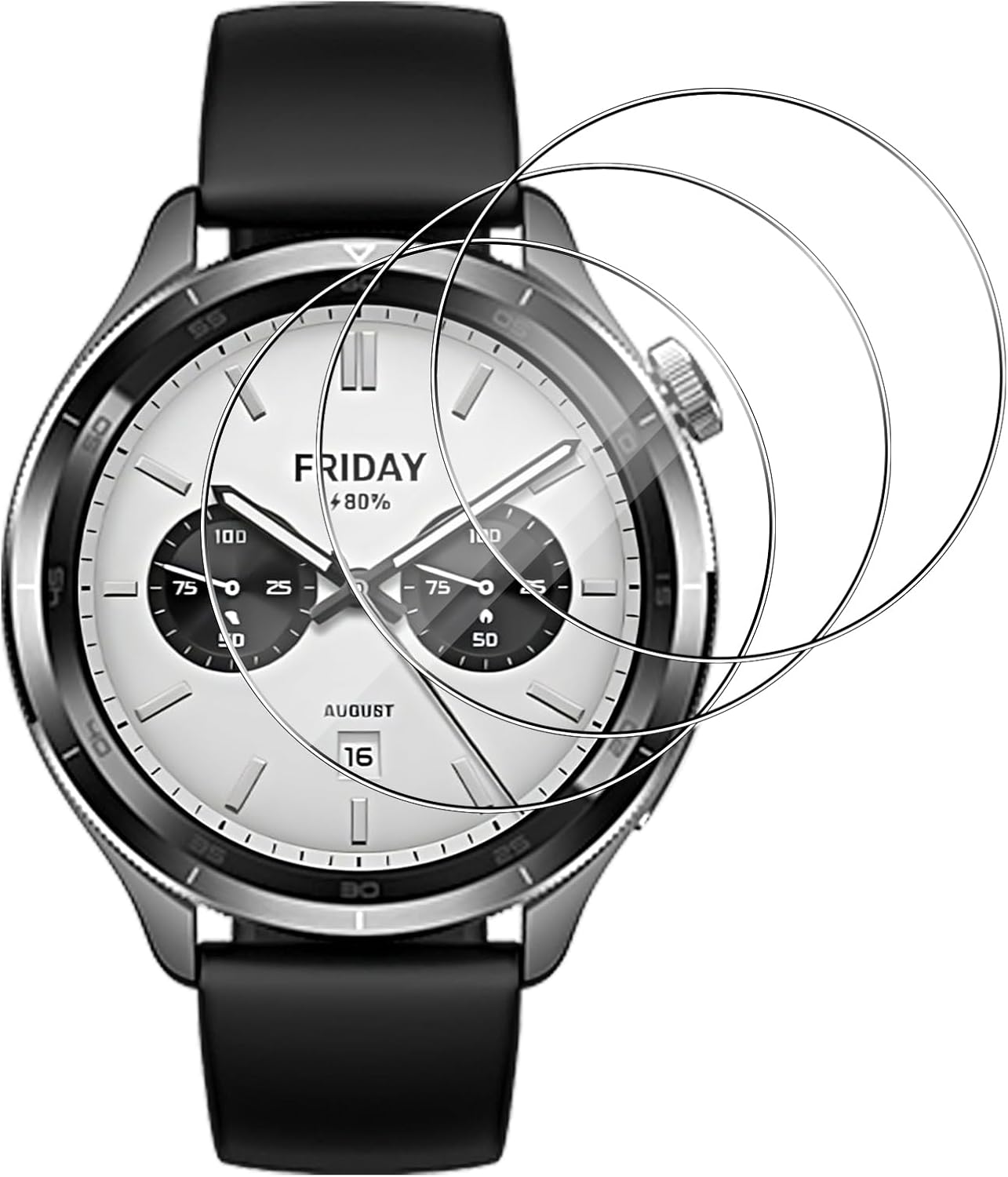 3PCS Tempered Glass Smartwatch - Xiaomi Smartwatch S4 Accessories avaliação e preço