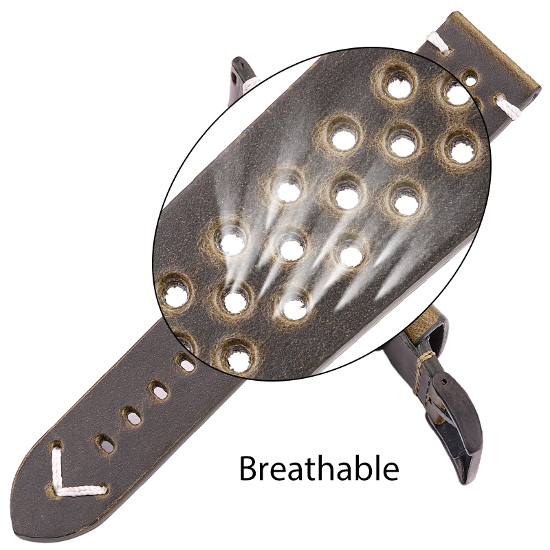 Breathable Genuine Leather Qui - Nylon Nato Strap avaliação e preço