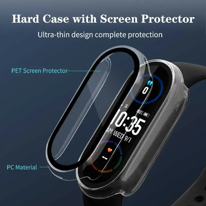 Tempered Glass+PC Case For Xia - Garmin Smartwatch Accessories avaliação e preço