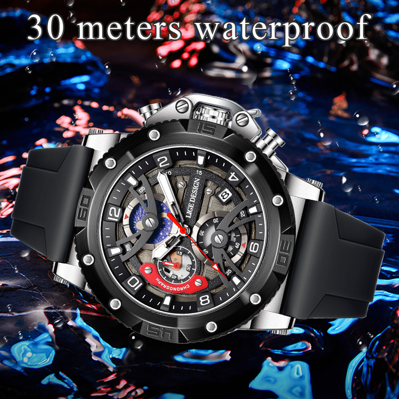 LIGE Top Brand Luxury Men Watc - Smartwatch Nexus avaliação e preço