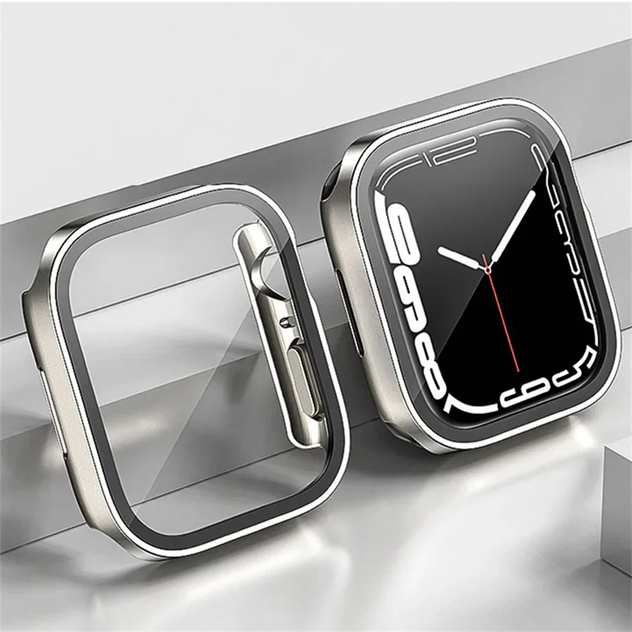 Glass+cover For Apple Watch ca - Garmin Smartwatch Accessories avaliação e preço