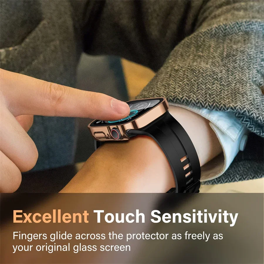 Glass+cover For Apple Watch ca - Garmin Smartwatch Accessories avaliação e preço