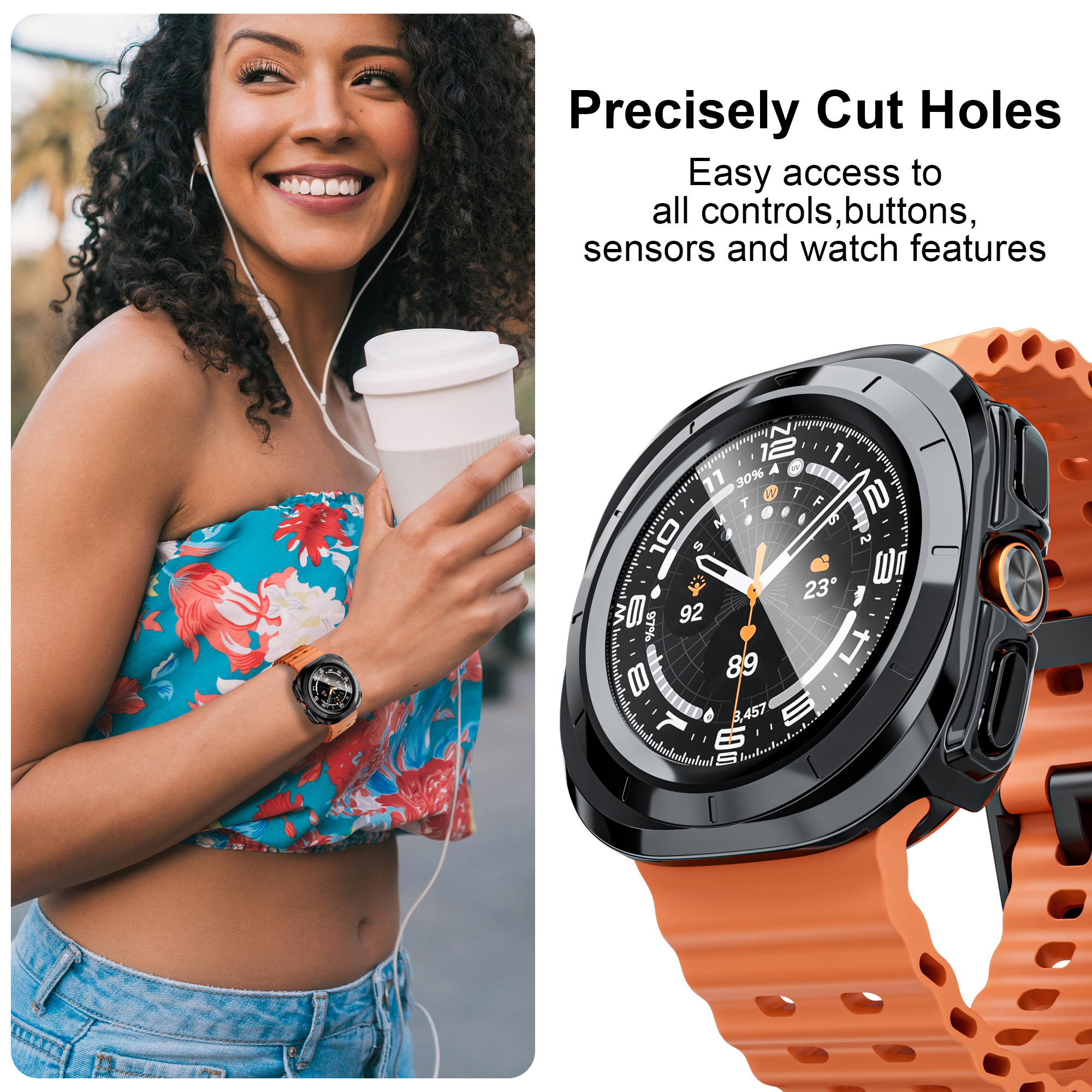 Case for Samsung Galaxy Watch  - Garmin Smartwatch Accessories avaliação e preço