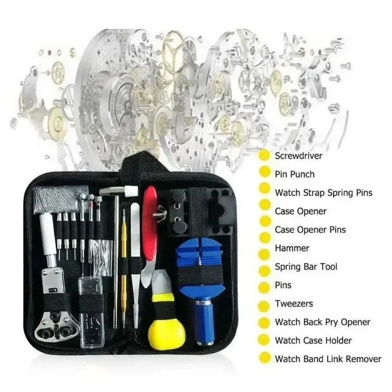 147Pcs Watch Repair Tool Set W - Tool Kit Strap Change avaliação e preço
