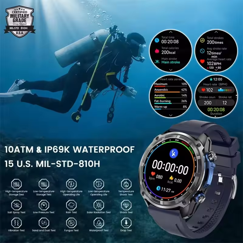 T-Rex3 Pro GPS Offline Map 100 - Smartwatch Nexus avaliação e preço