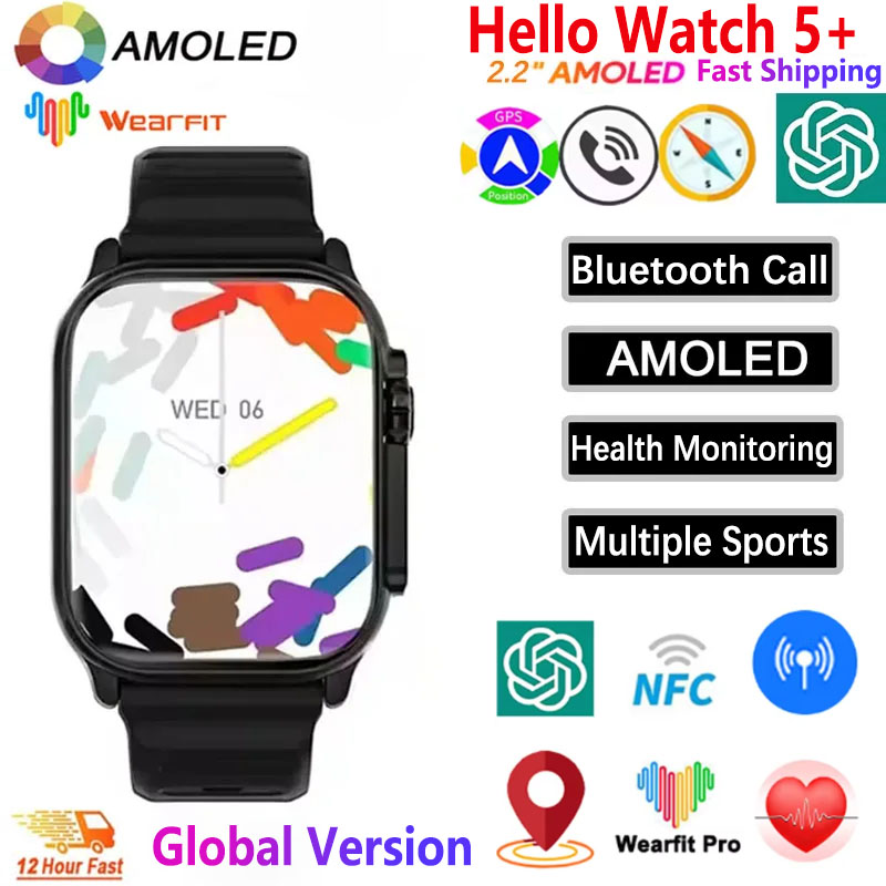 Hello Watch 5+ Smart Watch Wat - Smartwatch Nexus avaliação e preço