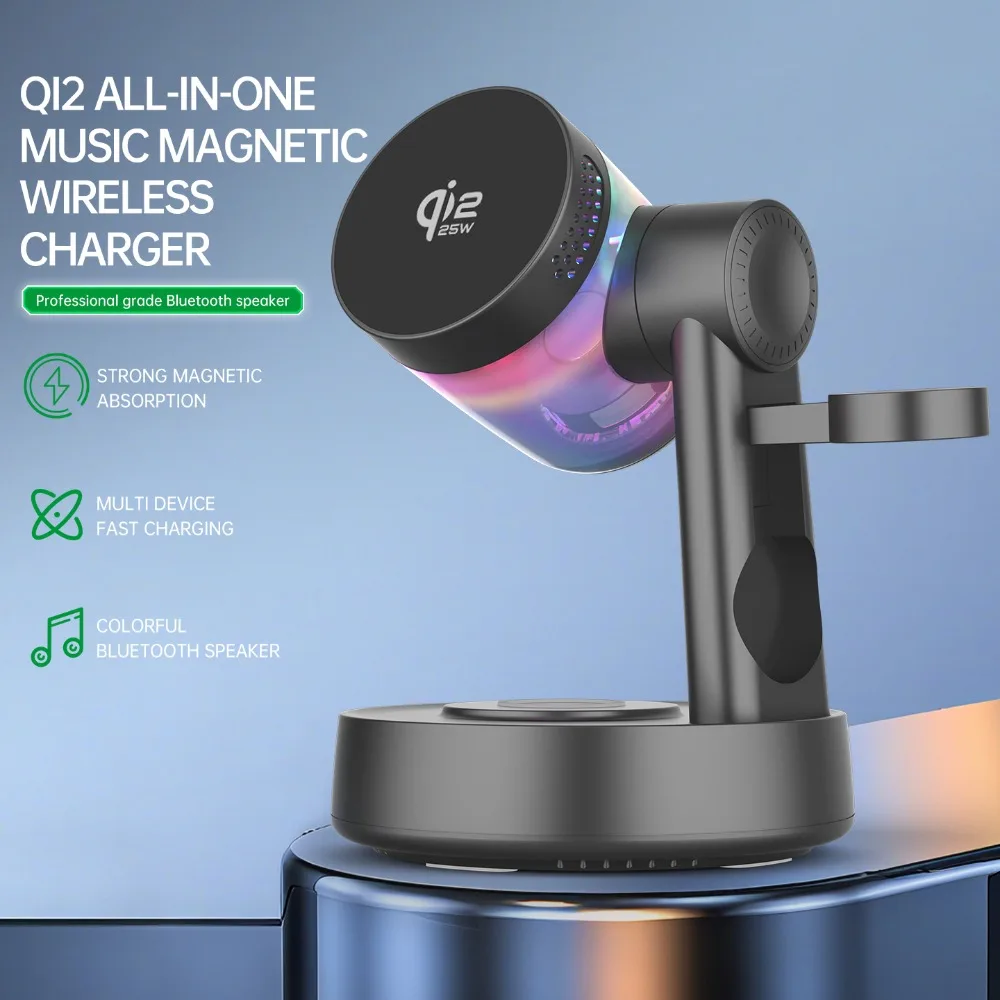 Qi2 25W RGB Light Magnetic Wir - Smartwatch Ac avaliação e preço