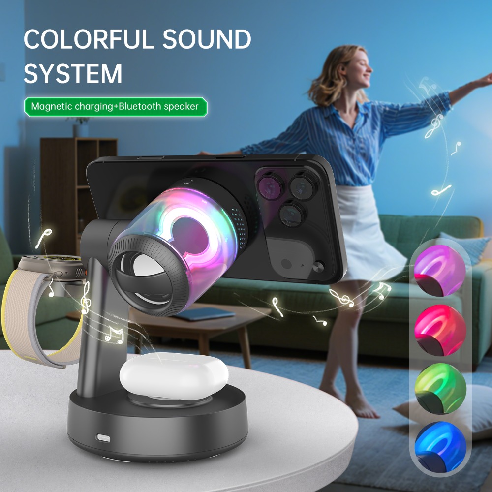 Qi2 25W RGB Light Magnetic Wir - Smartwatch Ac avaliação e preço