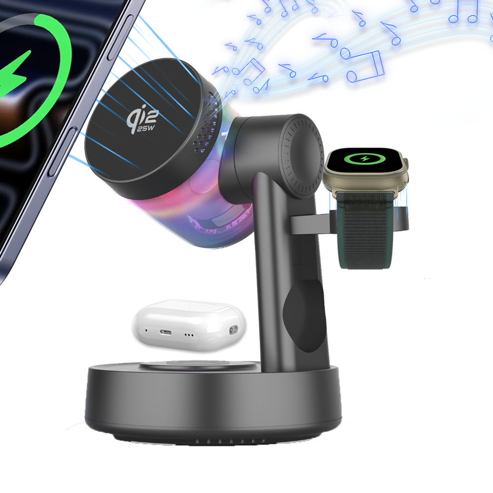 Qi2 25W RGB Light Magnetic Wir - Smartwatch Ac avaliação e preço