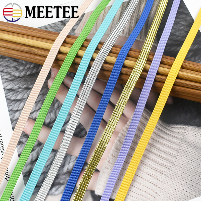 30Meters 6mm Flat Elastic Band - Milanaise Mesh Band avaliação e preço