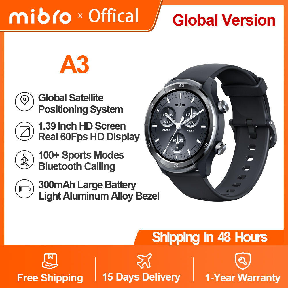 Mibro A3 Smartwatch Super Ligh - Smartwatch X2 avaliação e preço