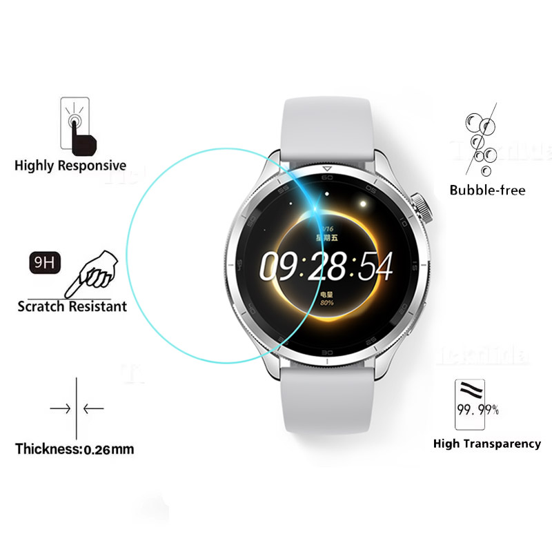 Tempered Glass for Xiaomi Mi W - Xiaomi Smartwatch S4 Accessories avaliação e preço