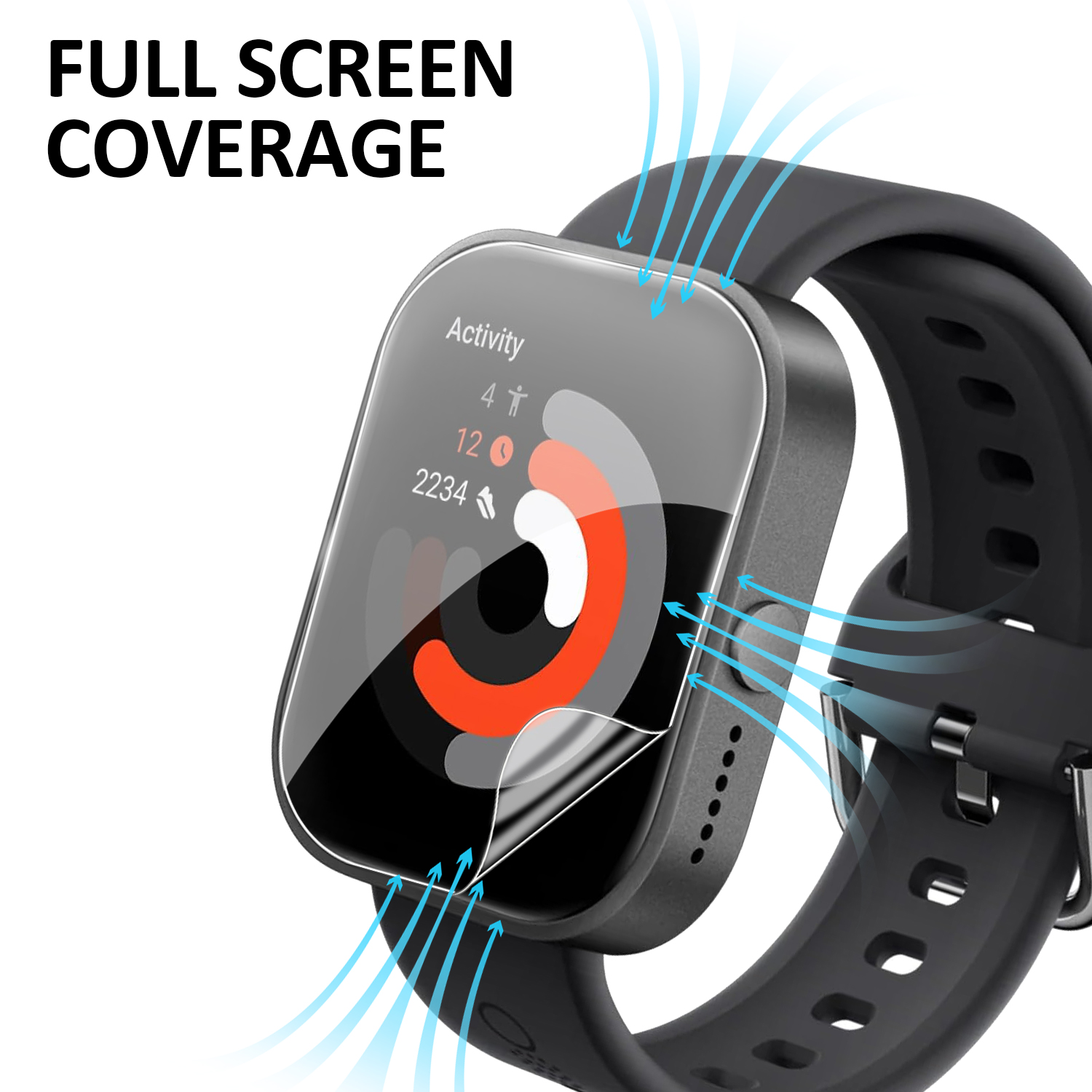 HD Clear TPU Hydraulic Screen  - Watch Face Protector avaliação e preço
