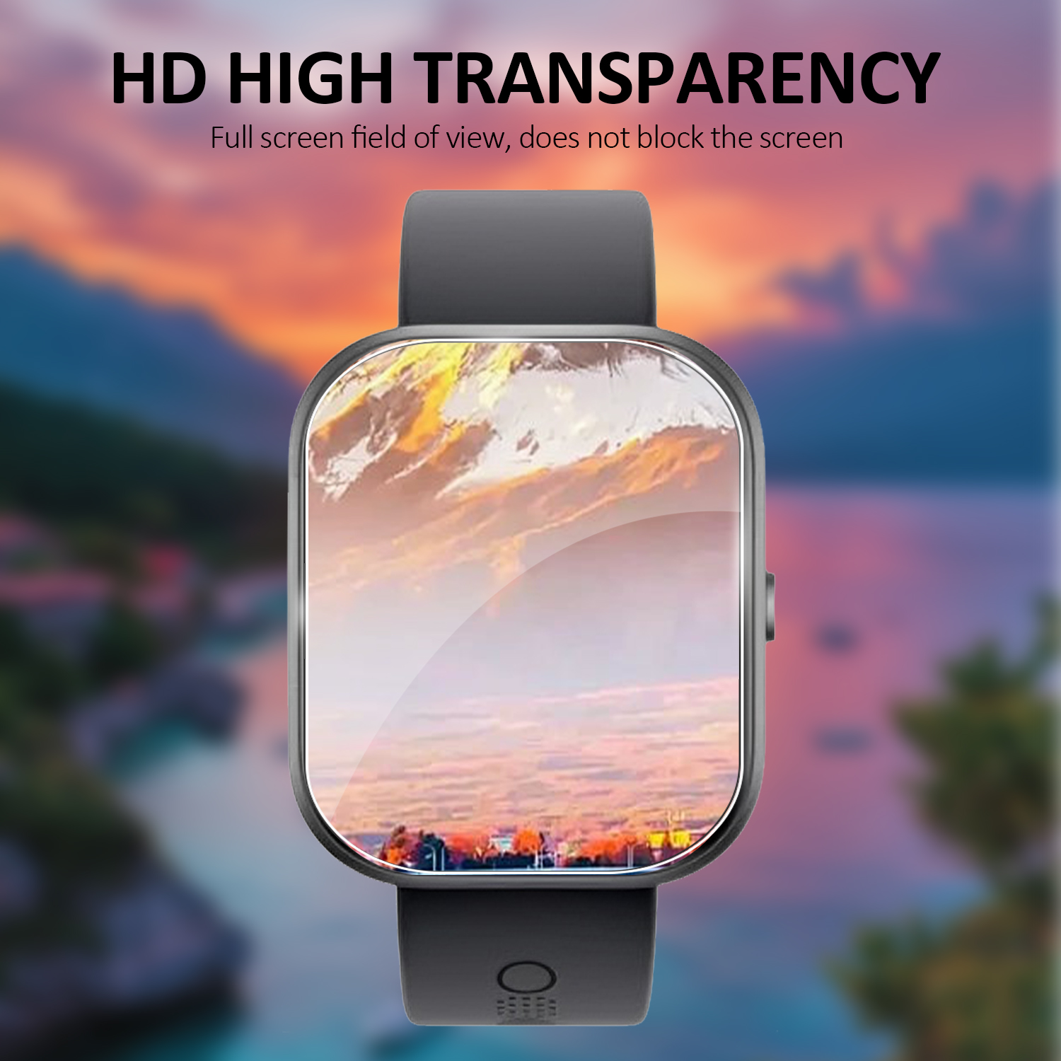HD Clear TPU Hydraulic Screen  - Watch Face Protector avaliação e preço