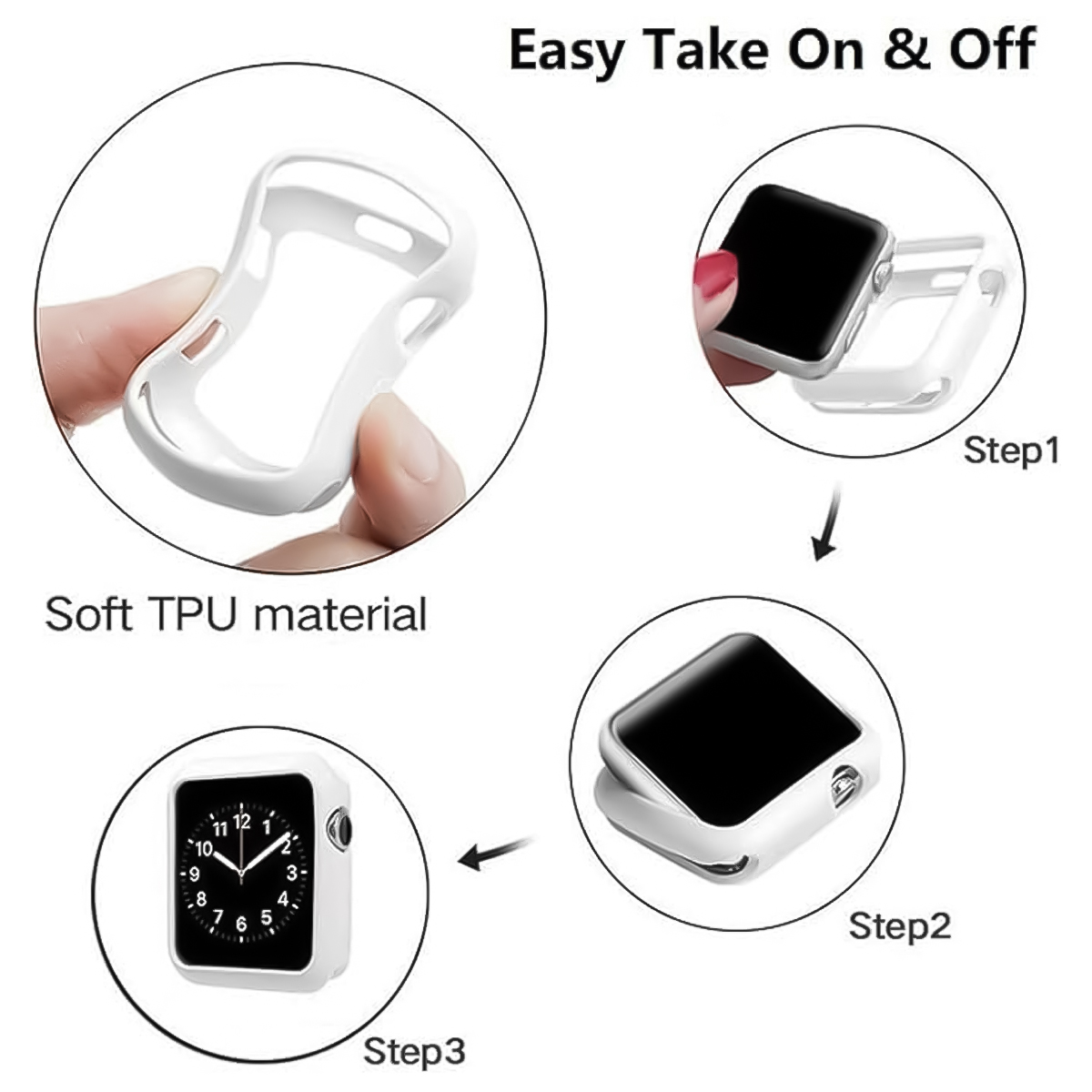 TPU Silicone Case For Huawei W - Huawei Smartwatch Accessories avaliação e preço