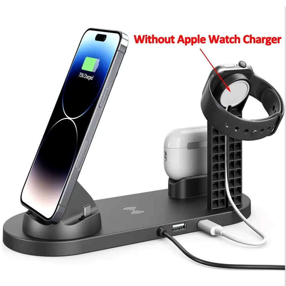 30W 7 in 1 Wireless Charger St - Smartwatch Ac avaliação e preço