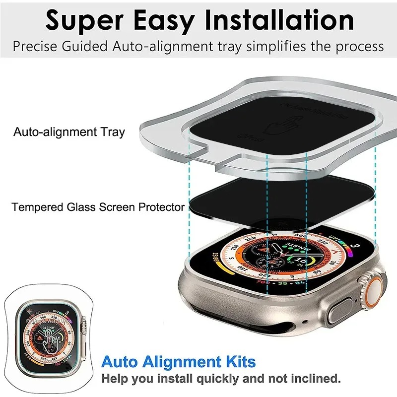 Tempered Glass for Apple Watch - Watch Case Bumper avaliação e preço