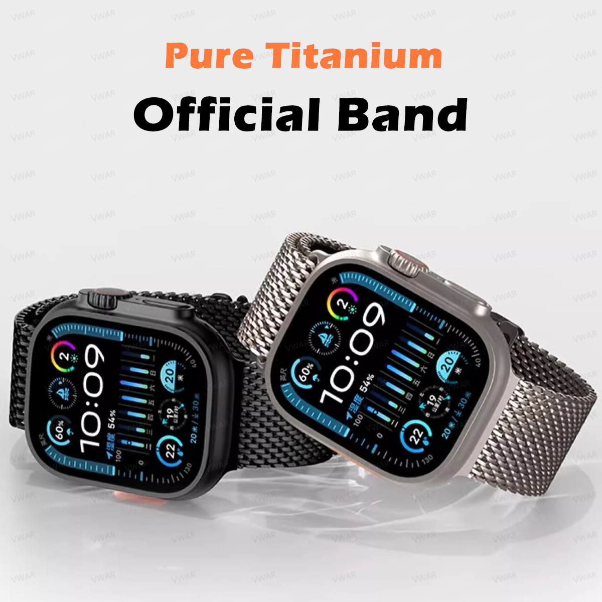 VWAR Titanium Milanese loop fo - Milanaise Mesh Band avaliação e preço