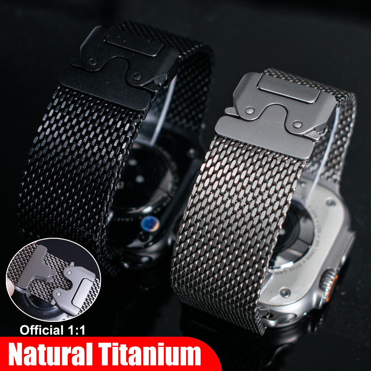 VWAR Titanium Milanese loop fo - Milanaise Mesh Band avaliação e preço
