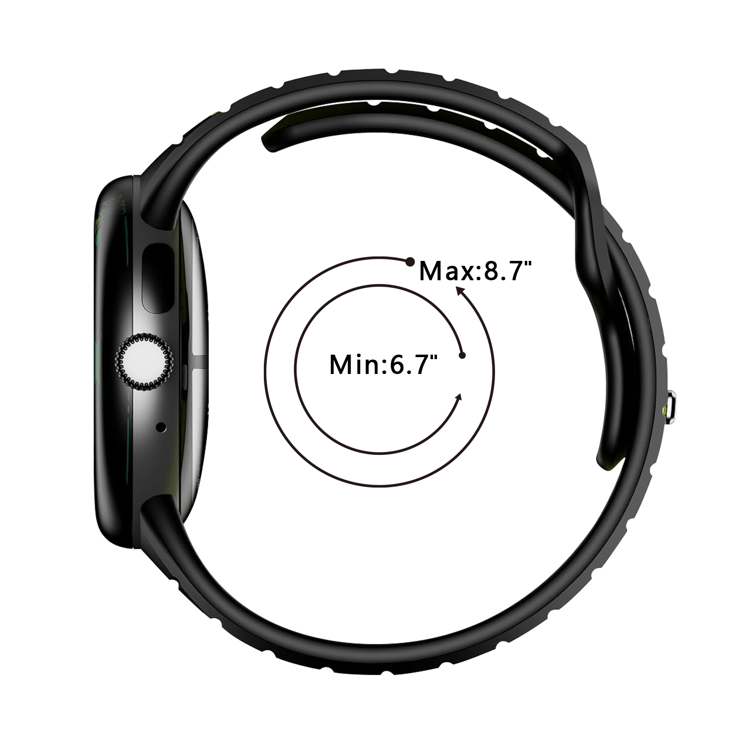 Double sided color blocked bre - Smartwatch Accessories Inside avaliação e preço