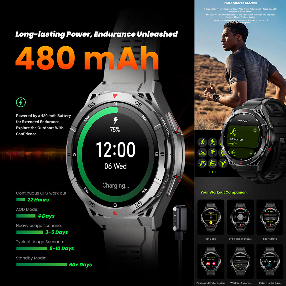 X2 Tank GPS Smart Watch 3ATM W - Smartwatch X2 avaliação e preço