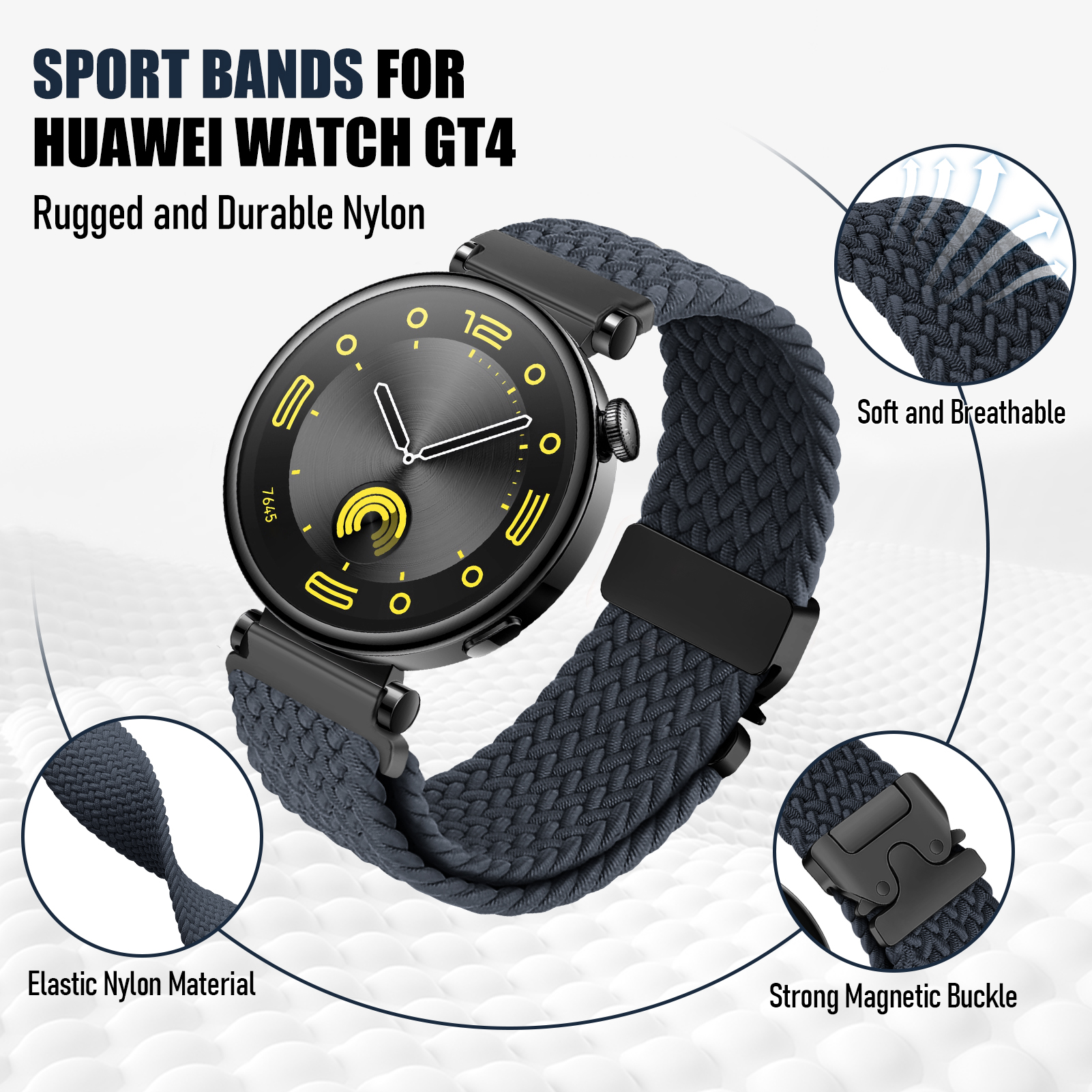 18mm 22mm Parachute Band for H - Titan Smartwatch Accessories avaliação e preço
