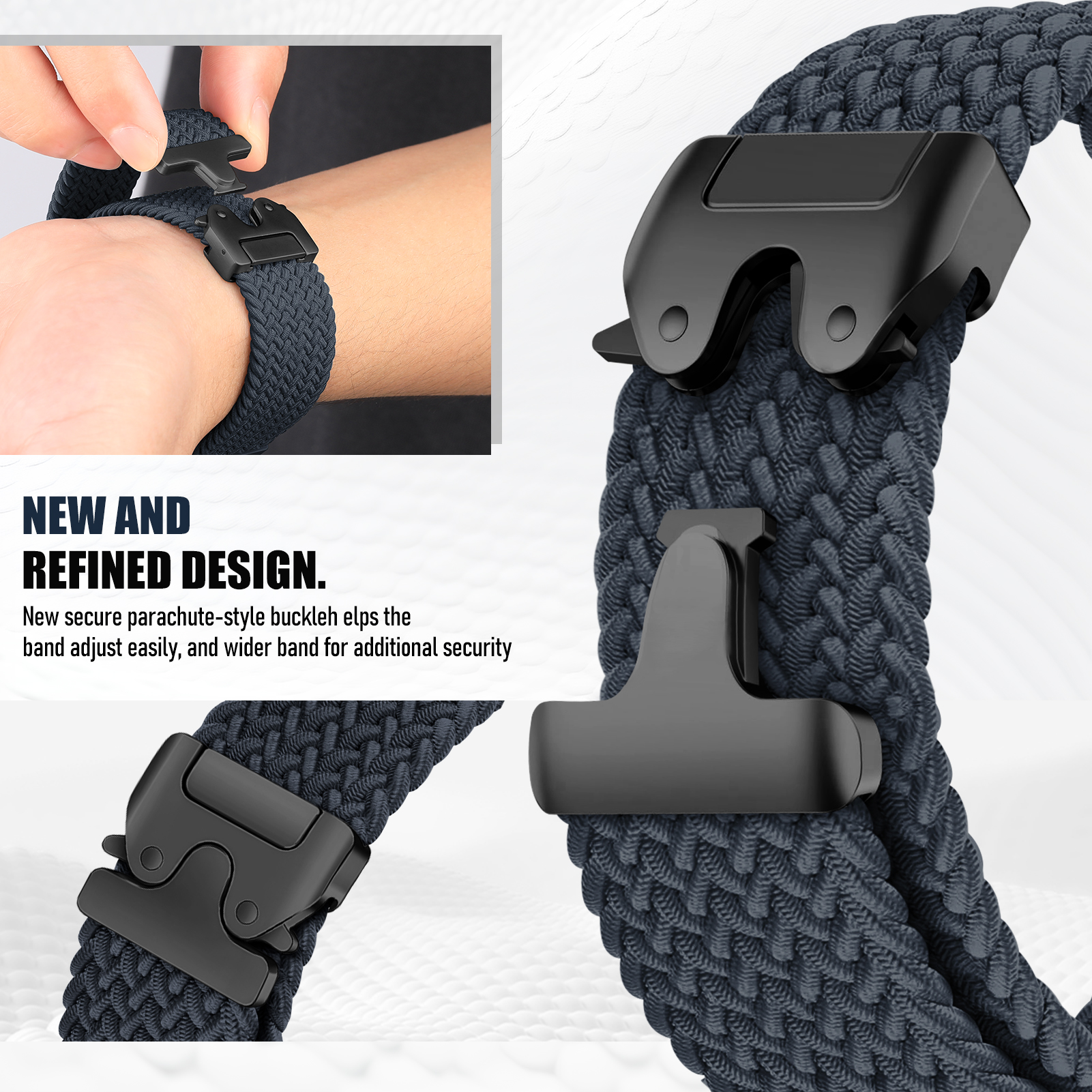 18mm 22mm Parachute Band for H - Titan Smartwatch Accessories avaliação e preço