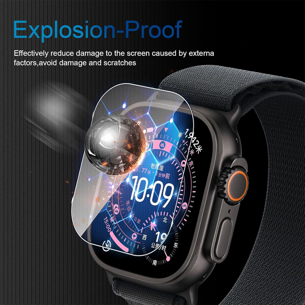 Tempered Glass For Apple Watch - Apple Smartwatch Accessories avaliação e preço