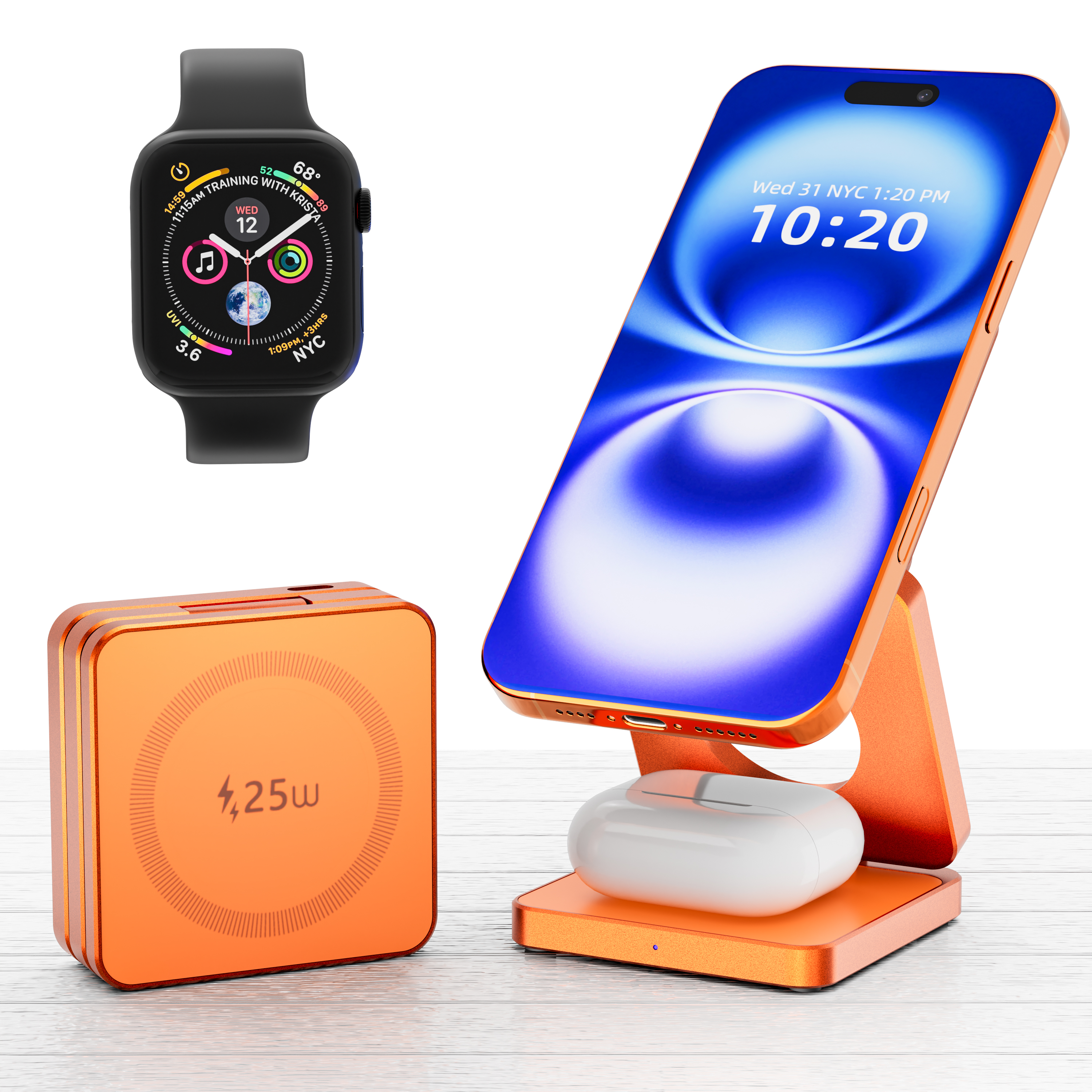 3 in 1 Qi2.2 25W Folding Wirel - Smartwatch Ac avaliação e preço