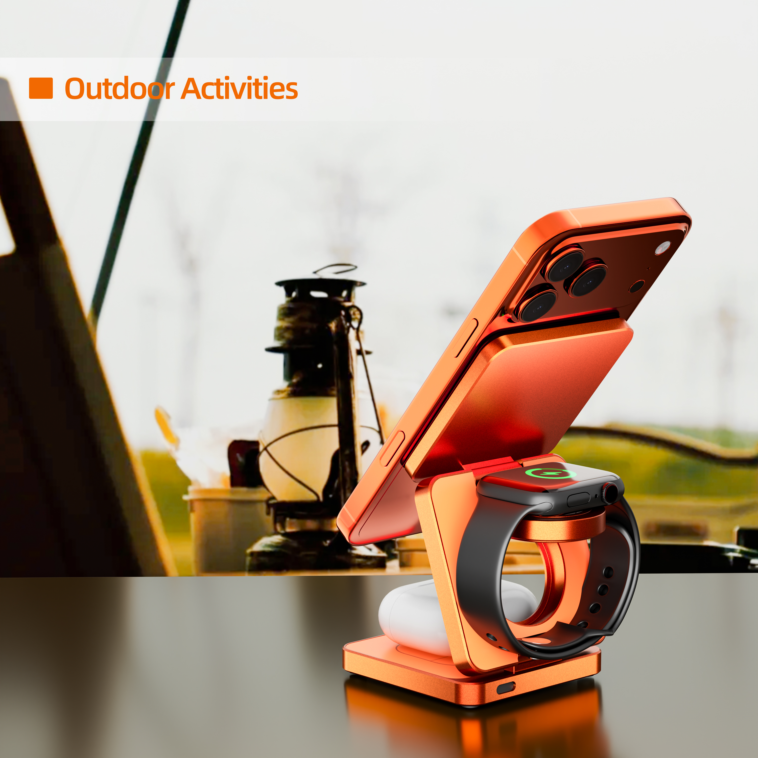 3 in 1 Qi2.2 25W Folding Wirel - Smartwatch Ac avaliação e preço