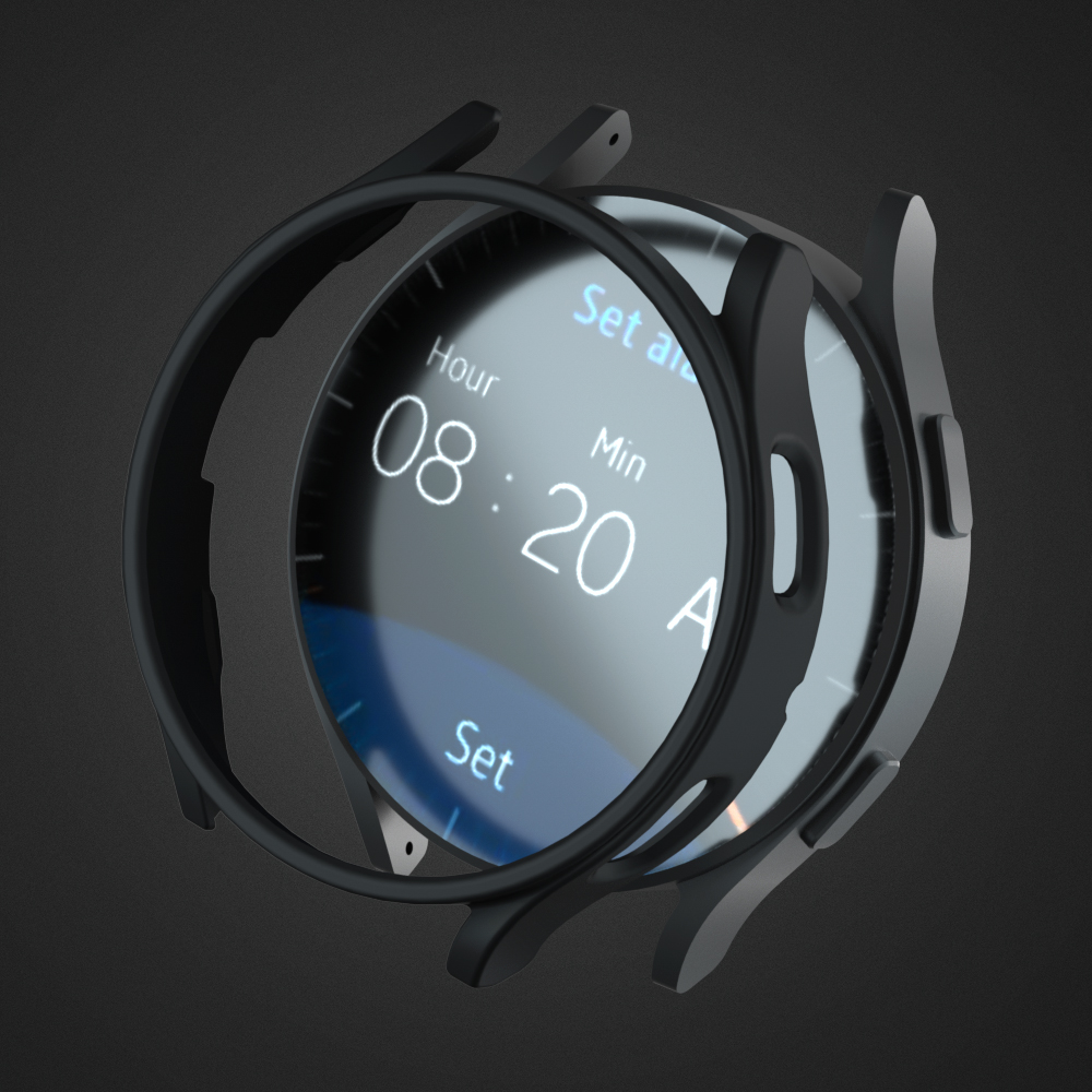 PC skeleton Watch Case  for Sa - Accessories For Galaxy Watch 5 avaliação e preço