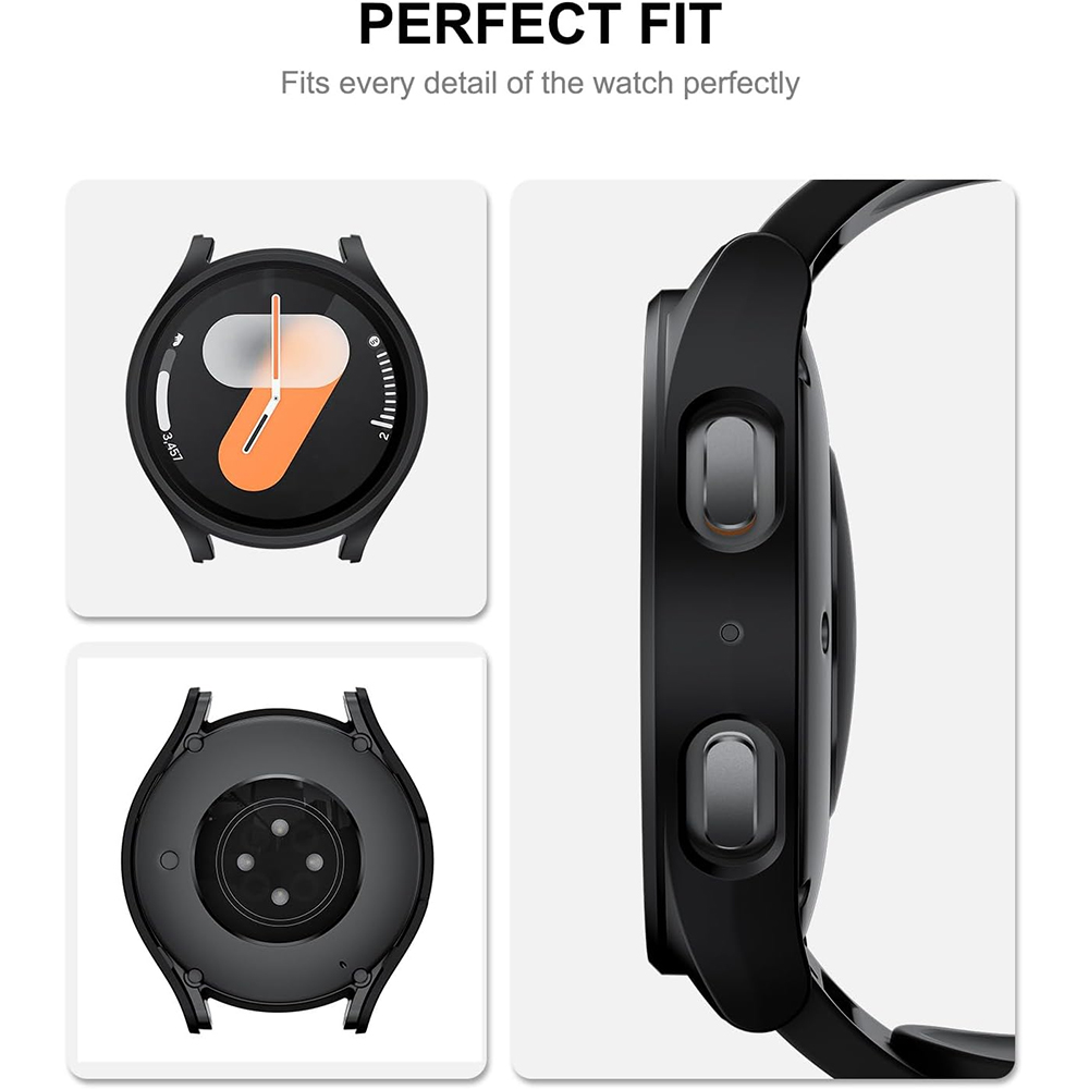 PC skeleton Watch Case  for Sa - Accessories For Galaxy Watch 5 avaliação e preço
