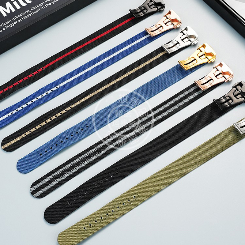New design integrated canvas w - Nylon Nato Strap avaliação e preço
