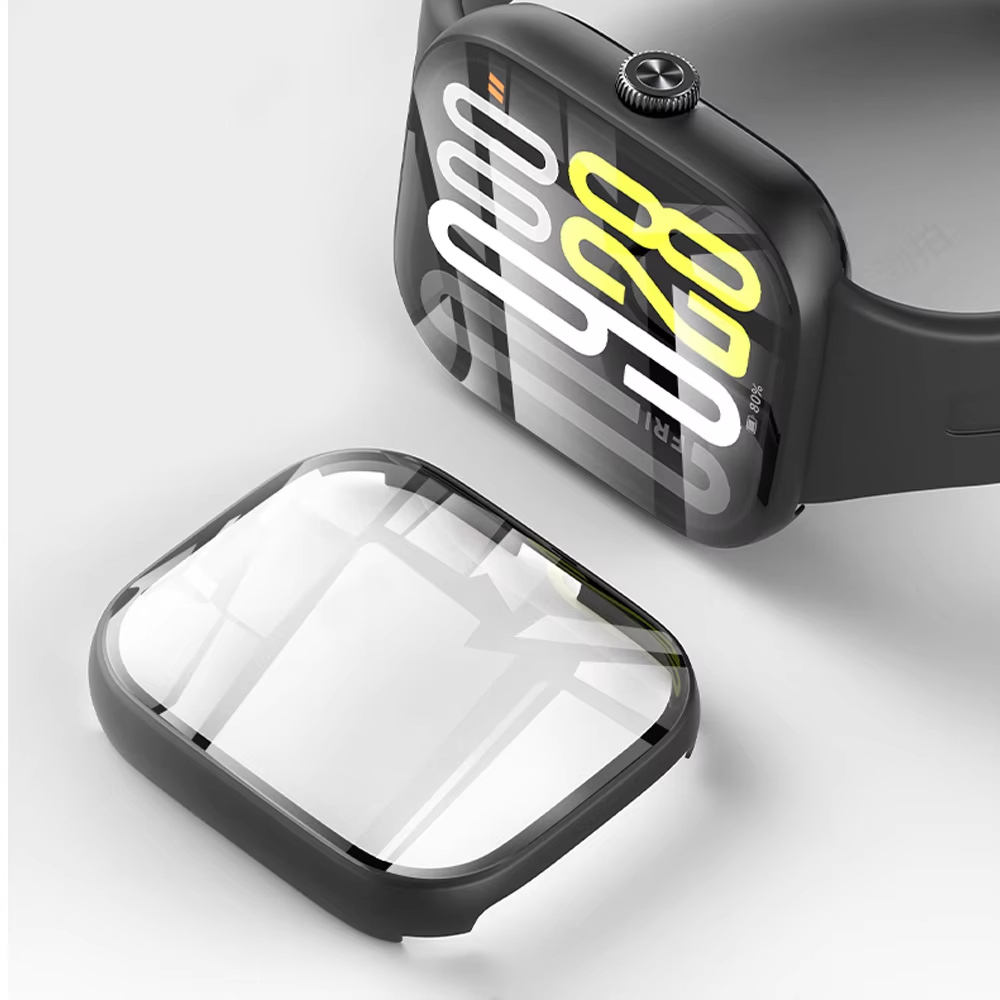 Tempered Glass+Case For Xiaomi - Xiaomi Smartwatch Accessories avaliação e preço