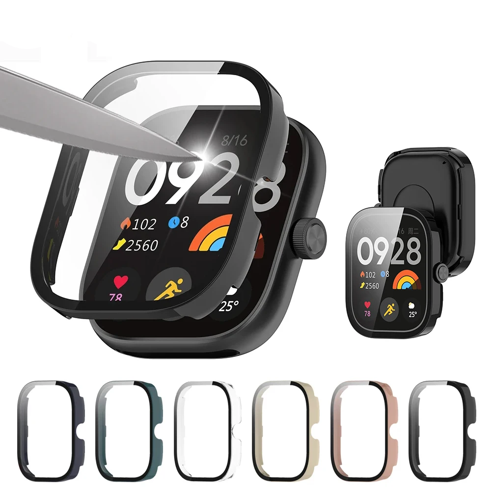 Tempered Glass+Case For Xiaomi - Xiaomi Smartwatch Accessories avaliação e preço
