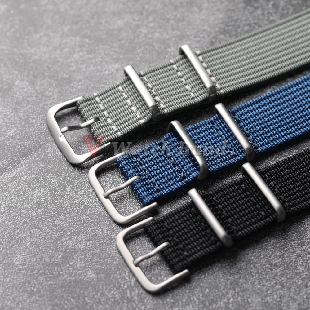 New Ribbed Nylon Watchband Nyl - Nylon Nato Strap avaliação e preço