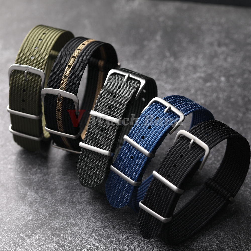 New Ribbed Nylon Watchband Nyl - Nylon Nato Strap avaliação e preço