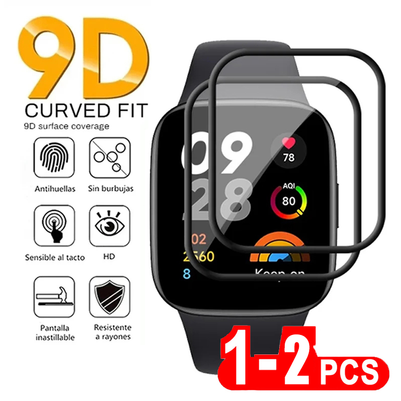 2 Pcs Tempered Glass for Redmi - Smart Watch Accessories avaliação e preço