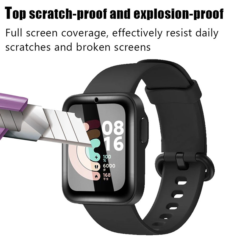 2 Pcs Tempered Glass for Redmi - Smart Watch Accessories avaliação e preço