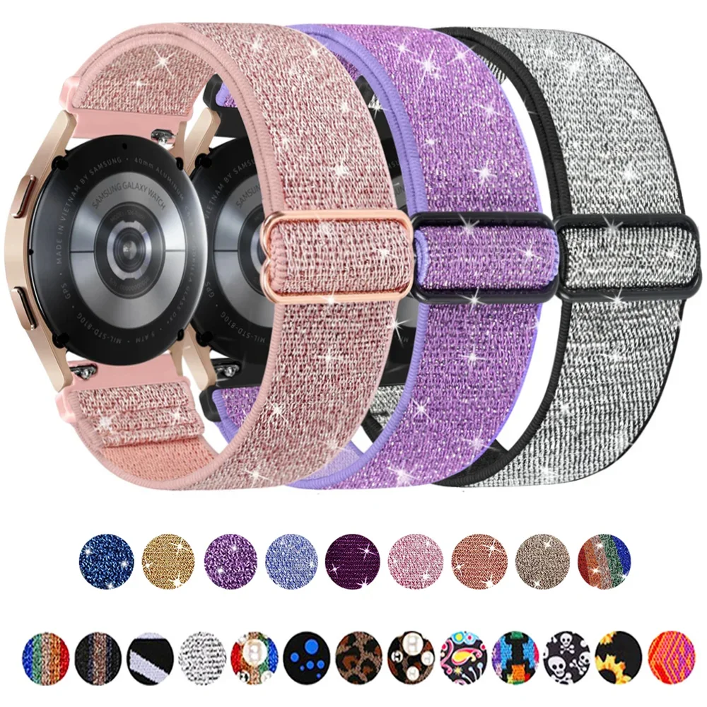 Elastic Shiny strap For Samsun - Titan Smartwatch Accessories avaliação e preço