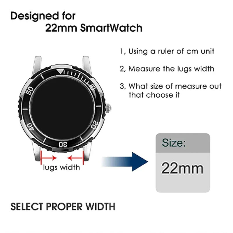 22mm Adjustable Strap For OneP - Smartwatch X2 avaliação e preço