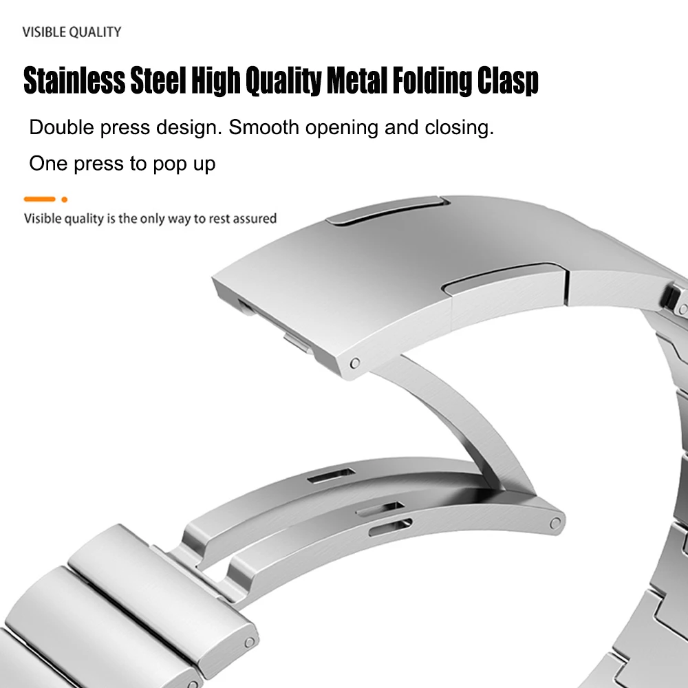 Official Metal Steel Strap For - Titan Smartwatch Accessories avaliação e preço