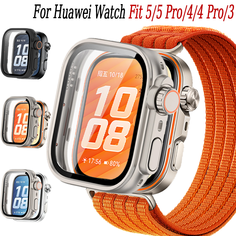 PC Case+HD Glass For Huawei Wa - Huawei Smartwatch Accessories avaliação e preço