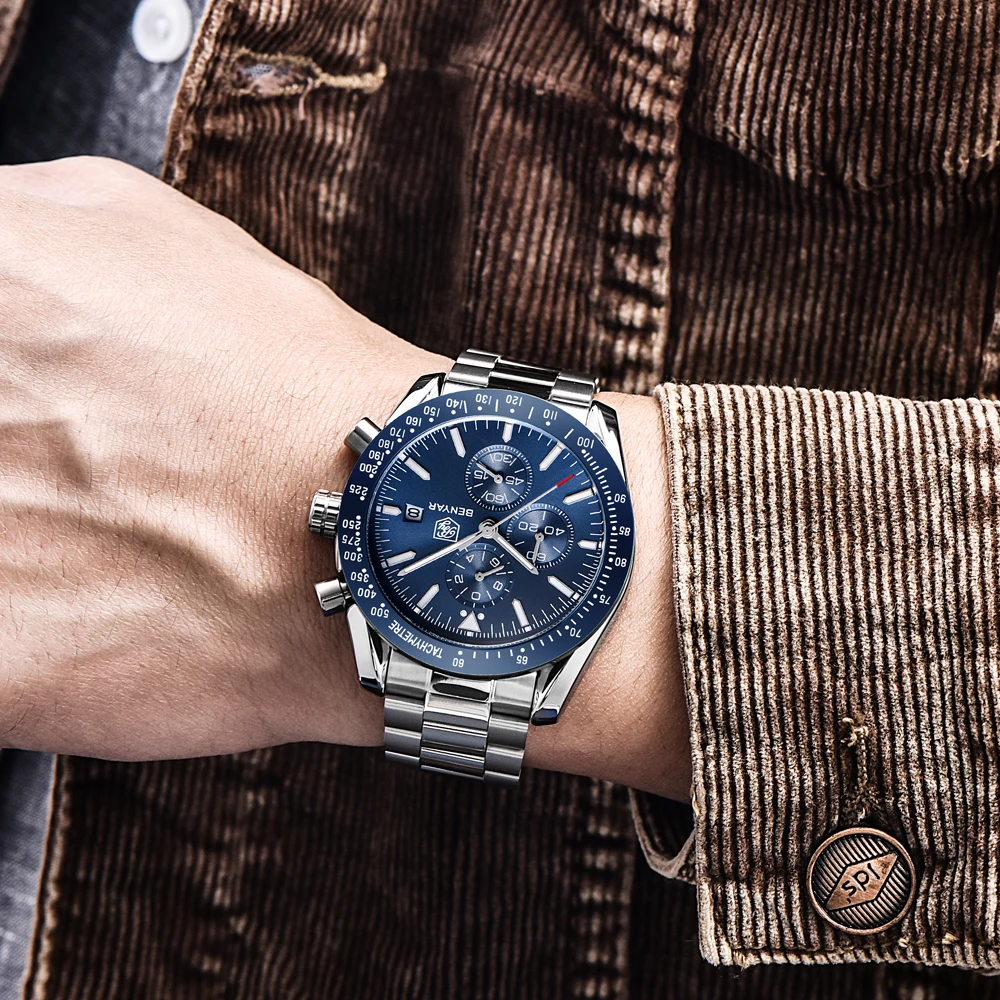 Men Watch BENYAR Top Brand Lux - Smartwatch Nexus avaliação e preço