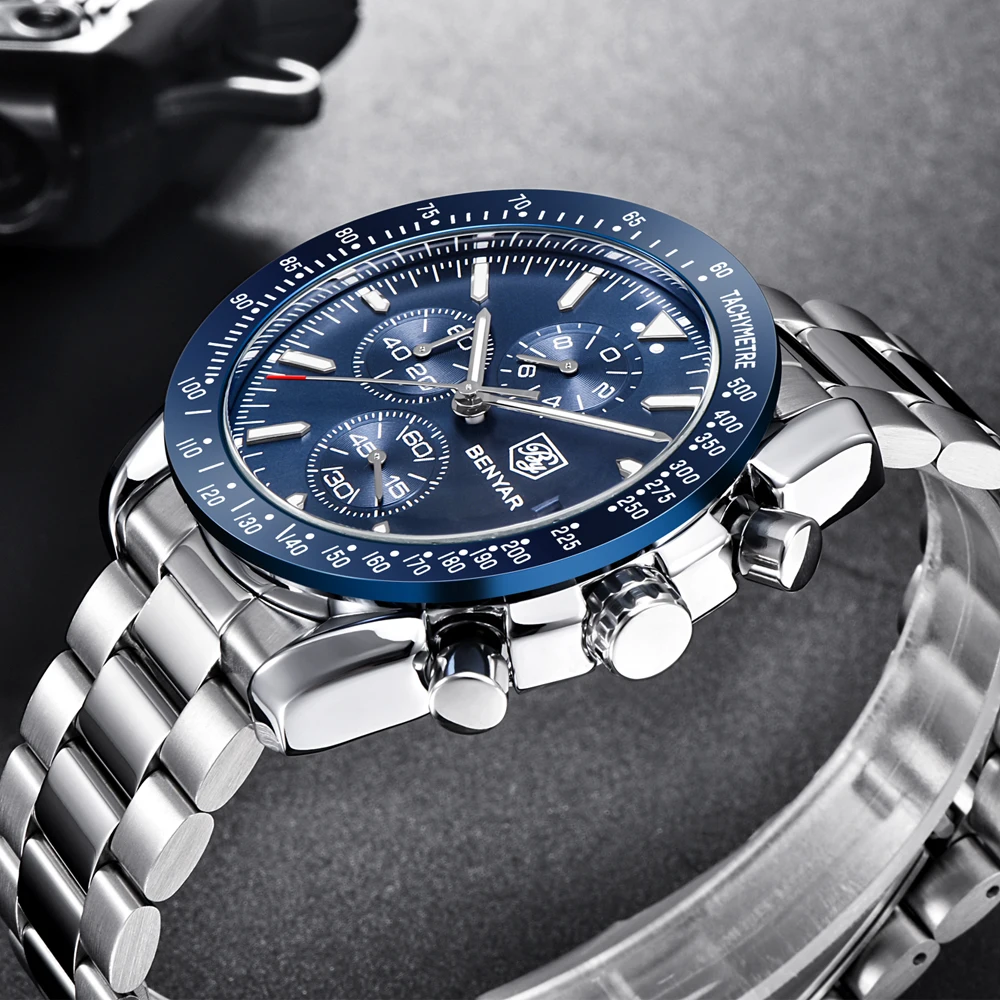 Men Watch BENYAR Top Brand Lux - Smartwatch Nexus avaliação e preço