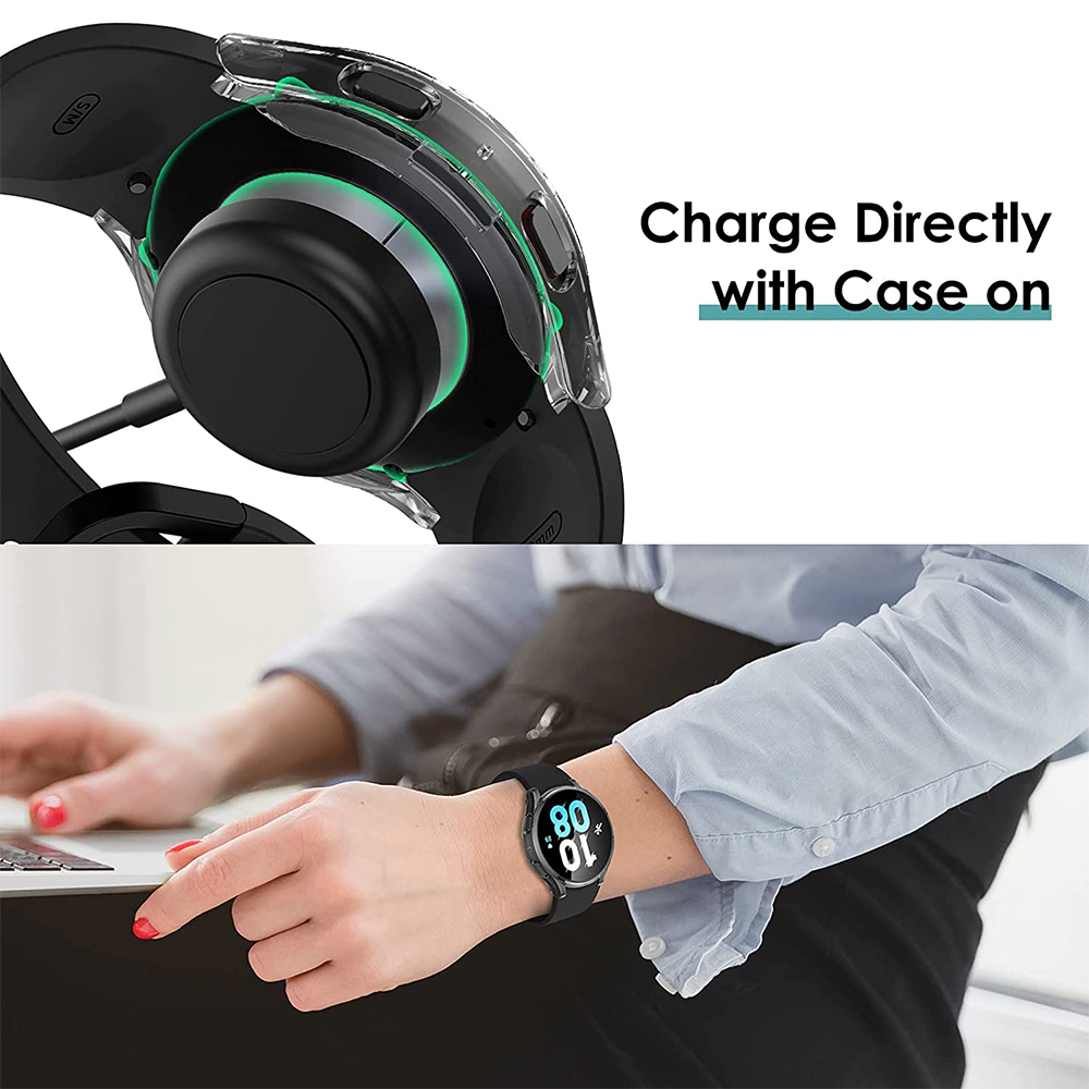 Tempered Glass+ PC Cover for S - Accessories For Galaxy Watch 5 avaliação e preço